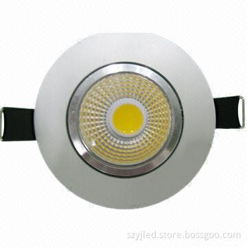 3W LED Downlights with 85 to 265V Input Voltage, CE Certified